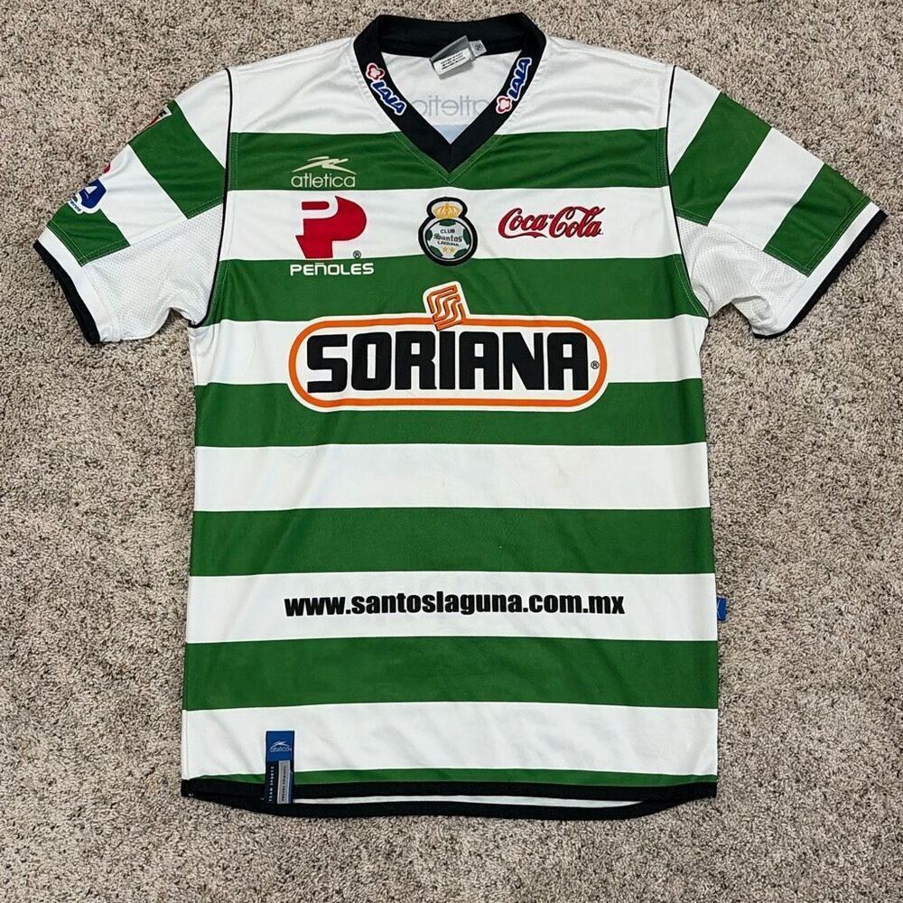 Club Santos Laguna Jersey Adult Small Youth XL Liga MX Atletica Corona Soriana S